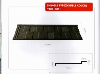  Colorful Stone-Coated Metal Roofing Sheet	